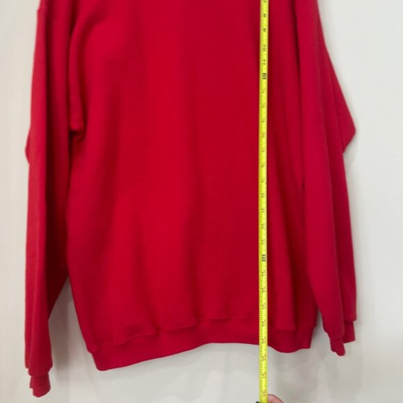 Y2K WALT DISNEY SWEATSHIRT AUTHENTIC RED MINNI MOUSE POLKA DOT DRESS Sz L - Picture 7 of 16